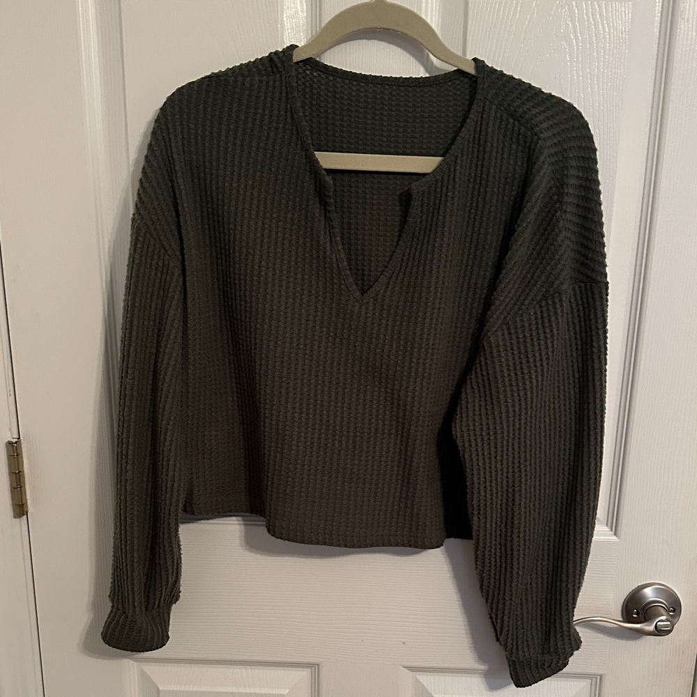 Women's Olive Green Sweater